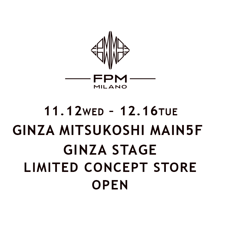 銀座三越LIMITED CONCEPT STORE開催のお知らせ